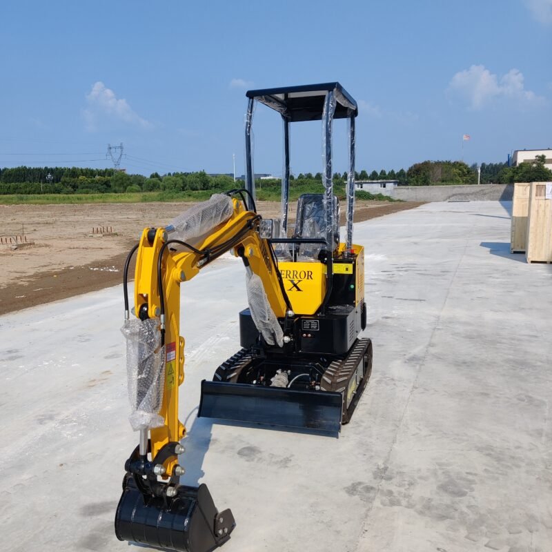 TYPHON TERROR X STORM Mini Excavator Trench Digger with Canopy 380mm Wide Bucket – 1 Ton 7