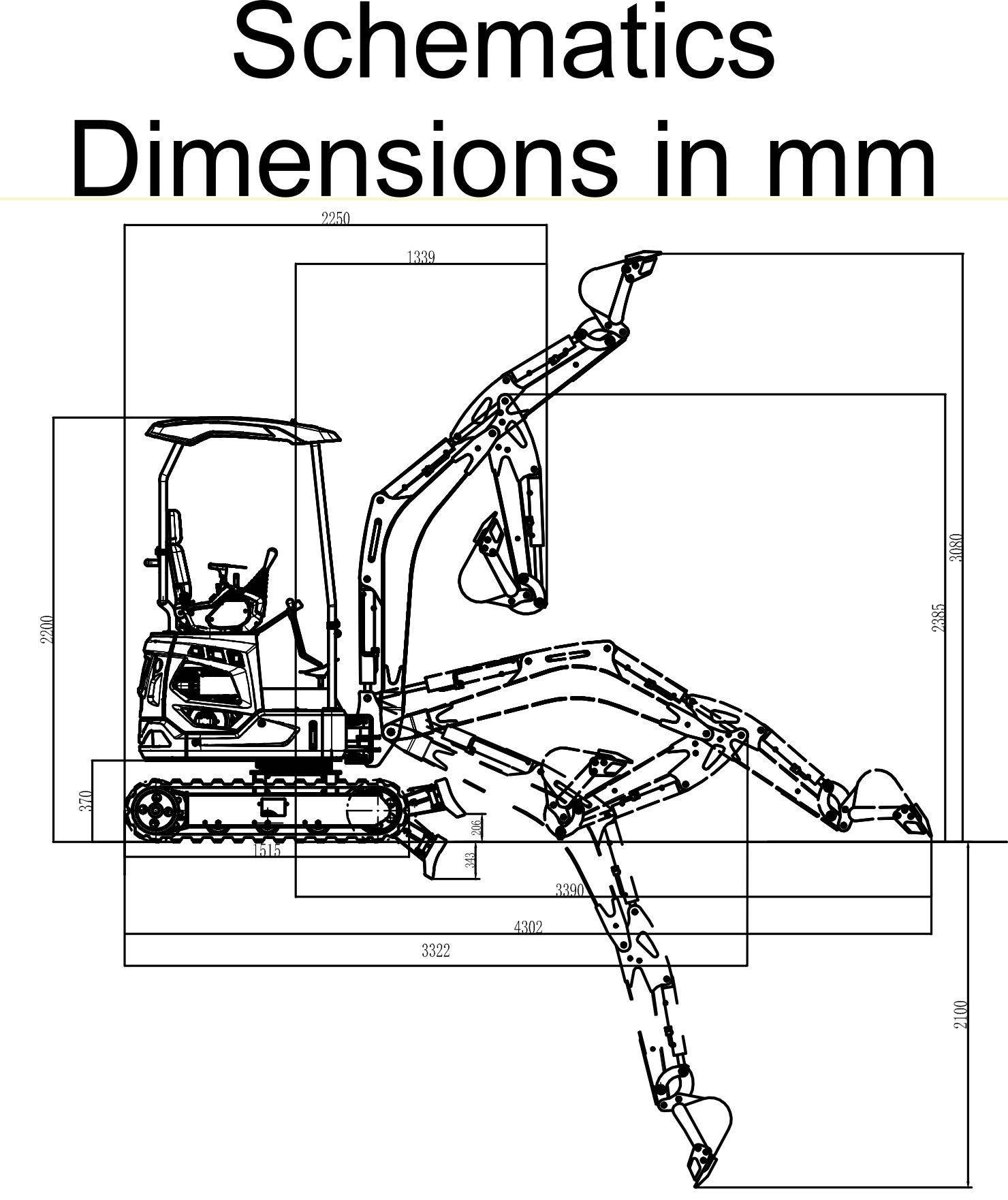 TYPHON 18 FLEX PRO 1.8 Ton Mini Excavator